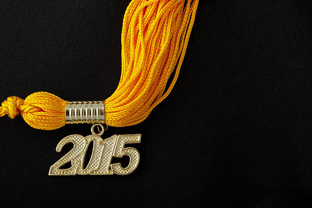 istock Yellow Rope with 2015 logo on black background 532670435