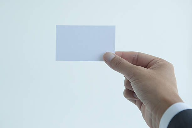 istock Hand of business man with a card 532670645