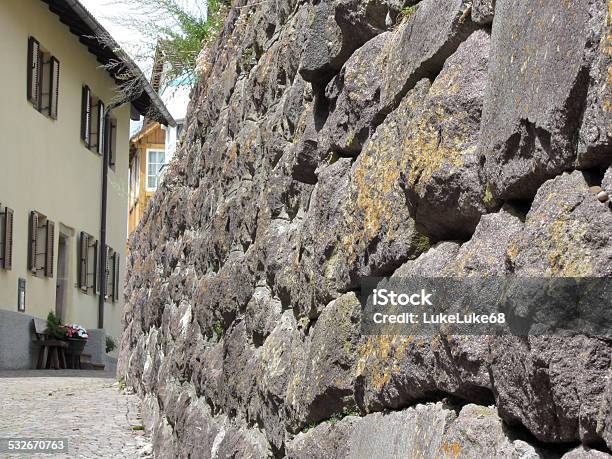 Stone Wall Perspective Stock Photo - Download Image Now - 2015, Alto Adige - Italy, Ancient