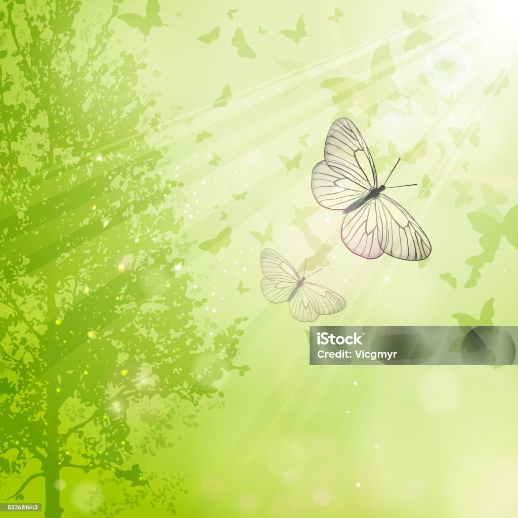 Vector Stock Background Simple Spring Spring Background Stock Illustration - Download Image Now - 2015 ...