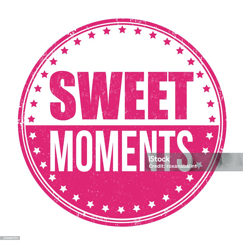 Sweet moments stamp Sweet moments grunge rubber stamp on white background 2015 stock illustration