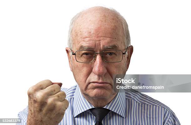 Angry Senior Man Stock Photo - Download Image Now - Adult, Adults Only, Aggression