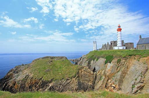 The Lighthouse of Saint Mathieu, Finistere, Brittany, France