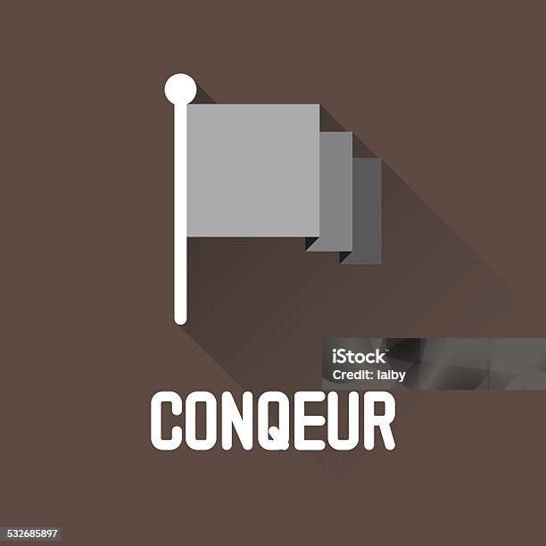 Conquerer Vector Flag Vector Illustration Conquer Concept Stock Illustration - Download ...