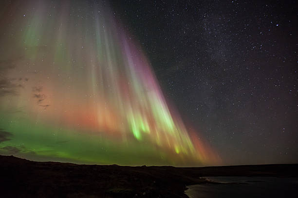 istock Aurora Borealis  over the lake 532687477