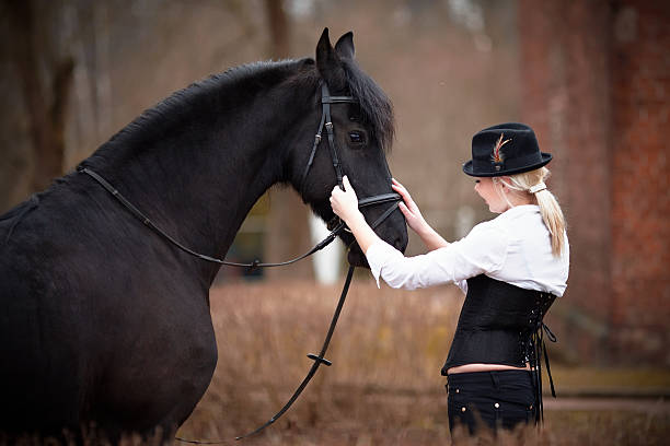 istock Girl and horse 532688379