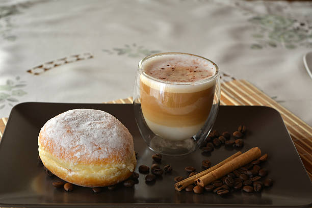 istock Cup Of Coffee And Sweet Donut 532700299