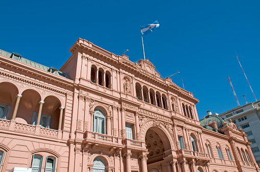 Official seat of the executive branch of the Government of Argentina.