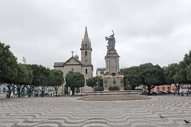 San Sebastiao Plaza, 마노스 스톡 사진