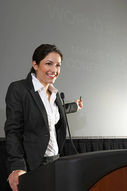 istock Business people at conference 532703257