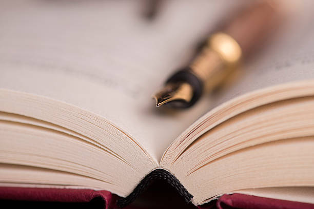 istock Books and fountain pen 532703437