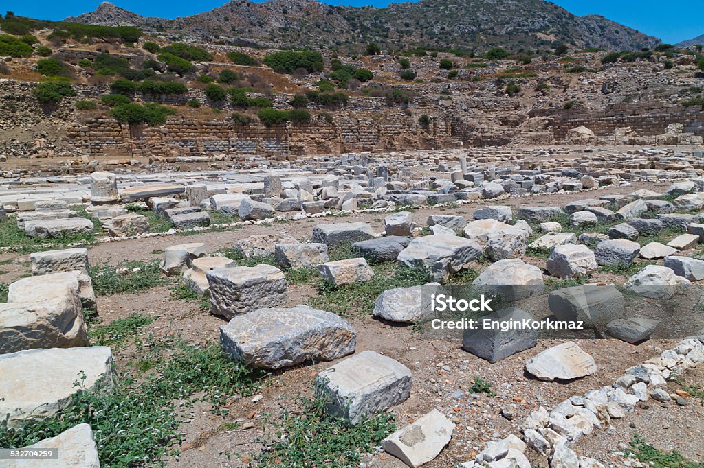 Knidos, Turkey Knidos or Cnidus is an ancient settlement located in south-western Turkey. An ancient Greek city of Caria, part of the Dorian Hexapolis situated on the Datça peninsula, which forms the southern side of the Sinus Ceramicus, now known as Gulf of Gökova. Anatolia Stock Photo