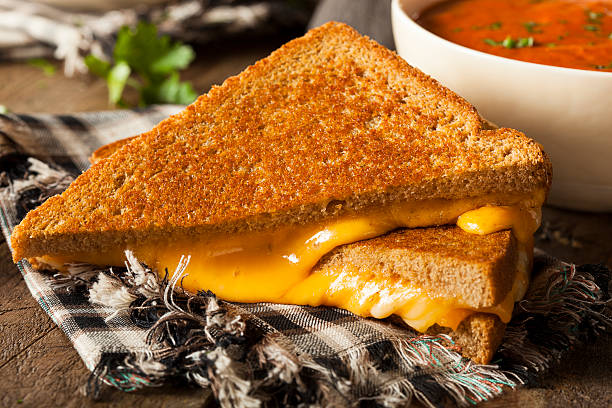 istock Homemade Grilled Cheese with Tomato Soup 532704535
