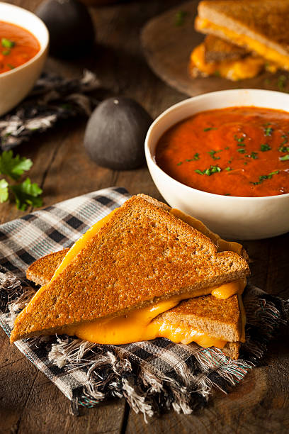 istock Homemade Grilled Cheese with Tomato Soup 532704561