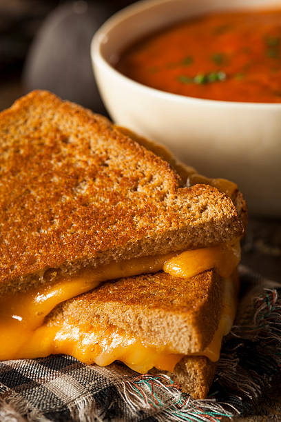 istock Homemade Grilled Cheese with Tomato Soup 532704577