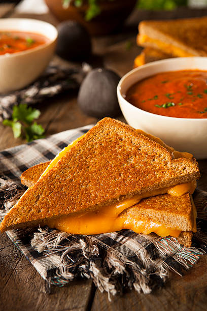 istock Homemade Grilled Cheese with Tomato Soup 532704681