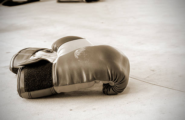 istock boxing-gloves on the boxing ring 532705089