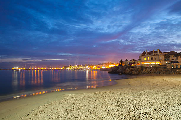 Beach between Cascais and Estoril, Portugal.