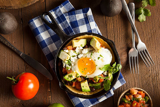 istock Homemade Heuvos Rancheros with Avocado 532729831