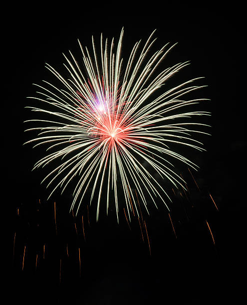istock Colorful fireworks in the black sky 532731791