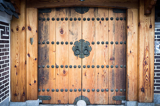 istock Traditional Korean doors. 532749761