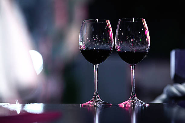 istock glasses of red wine at restaurant concept alcohol 532749779