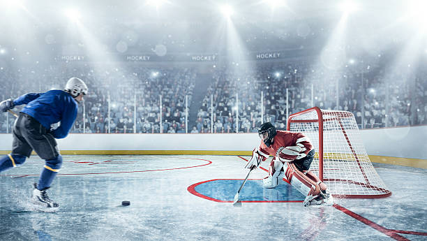 istock Ice hockey players in action 532750185