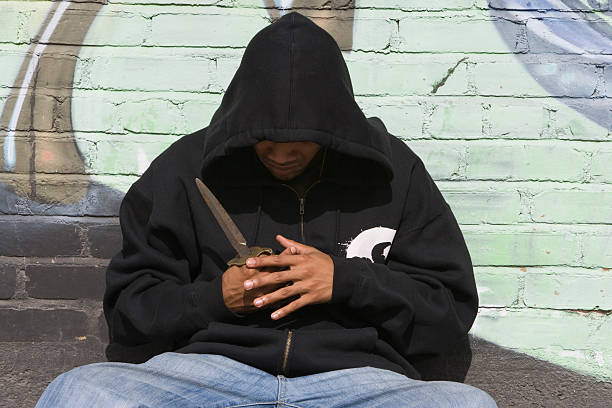 istock Robber on the  street 532752205