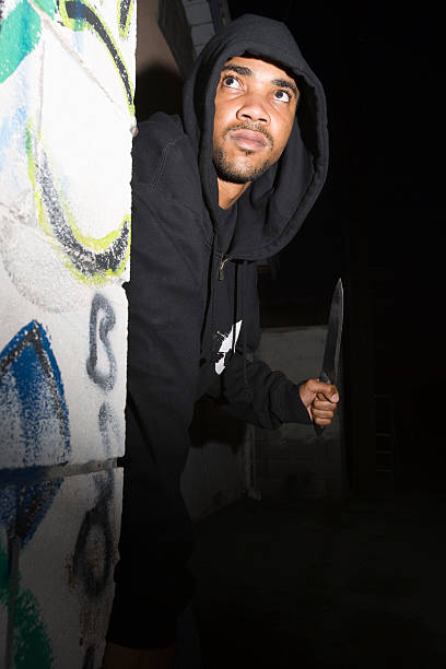 istock Robber on the  street 532752213