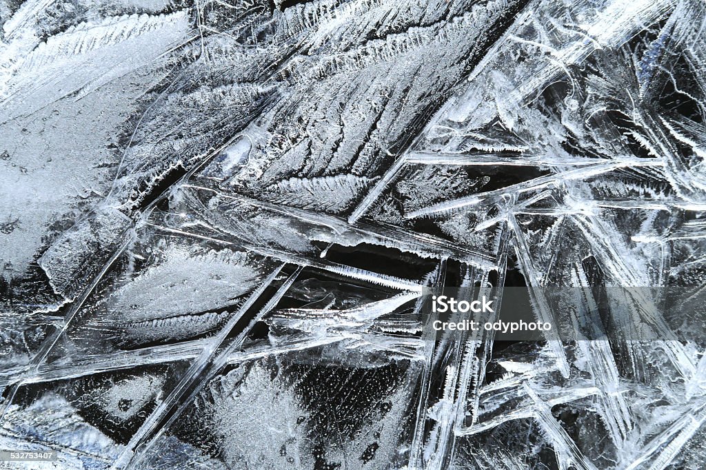 Ice Field Pattern Ice Pattern Stock Photo - Download Image Now - 2015, Abstract, Beauty ...