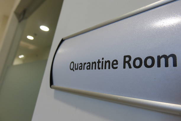 Quarantine room stock photo