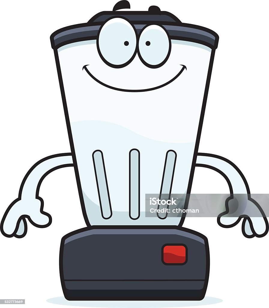 Happy Cartoon Blender Stock Illustration - Download Image Now - 2015,  Appliance, Blender - iStock