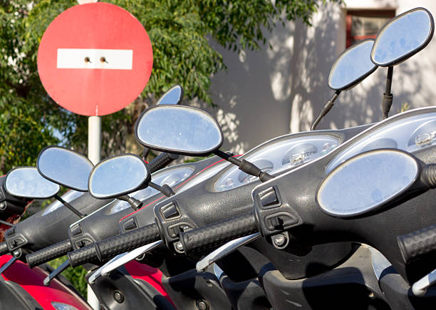 istock Scooters in Mykonos Town, Greece 532774143