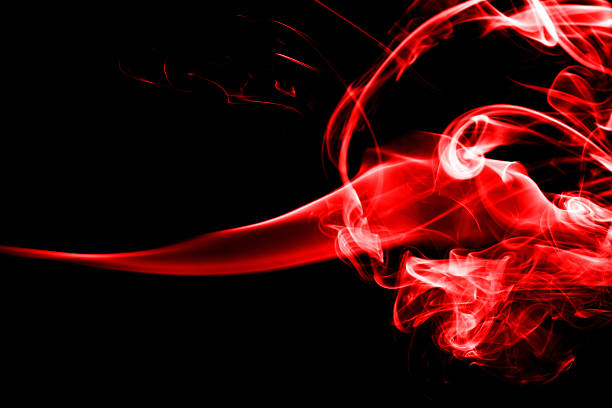 istock Colorful of abstract smoke on black background. 532774853