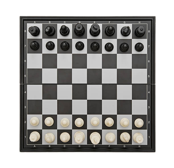 Chess game stock photo