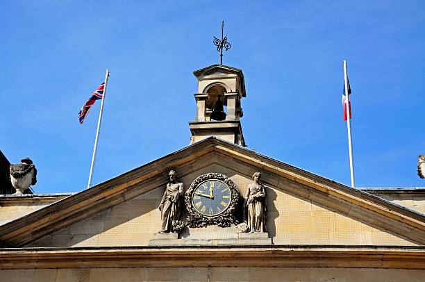 istock Town Hall Clock, Tewkesbury. 532787449
