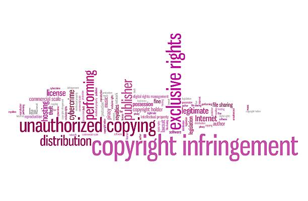 copyright - infringement stock illustrations