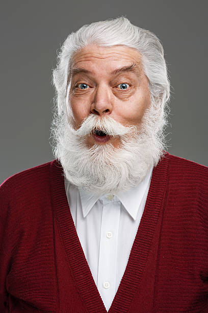 istock Excited senior man with white beard and mustache 532789043