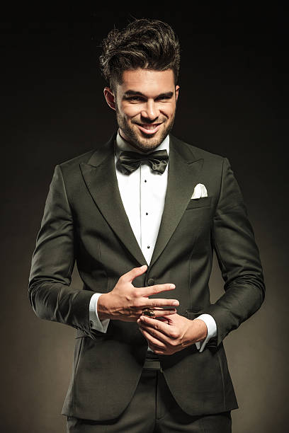 istock Happy elegant business man smiling for the camera 532791841