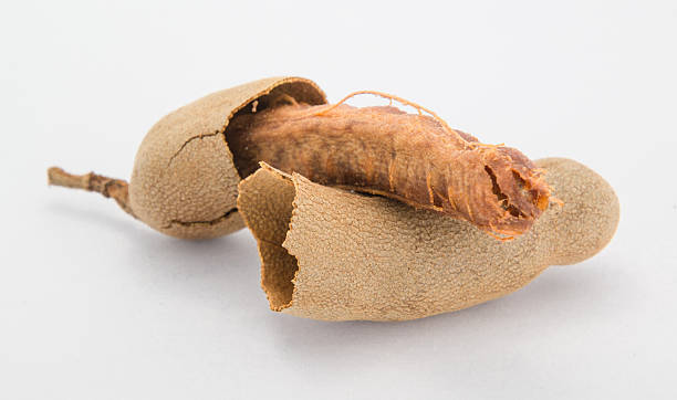 istock The Sweet tamarind for eating on white background 532816049