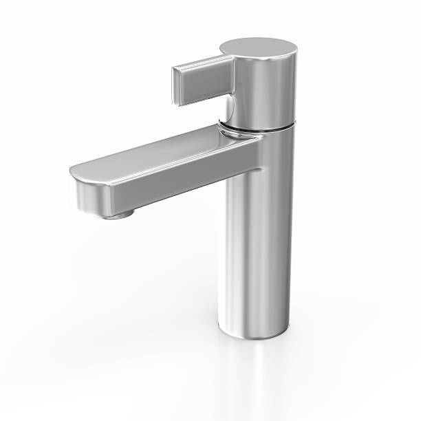 istock Modern Faucet isolated on white background 532816559