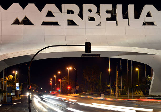 istock Marbella arch at night.. Costa del sol. 532816697