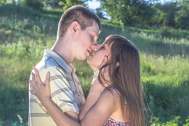 istock Beautiful couple in love before kiss 532830127