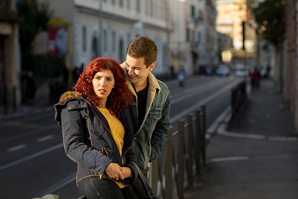 istock Happy young couple in Rome 532830477