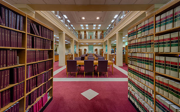 florida supreme court bibliothek - juristische bibliothek stock-fotos und bilder