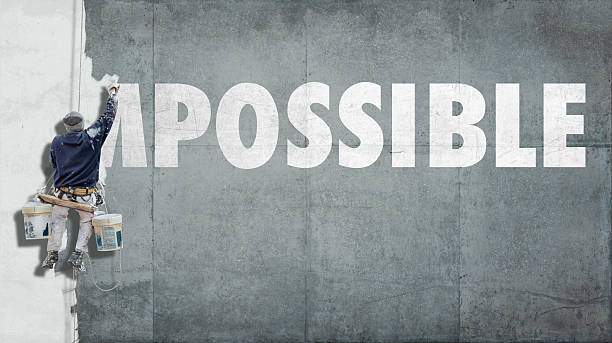 impossible devient possible - envisageable photos et images de collection