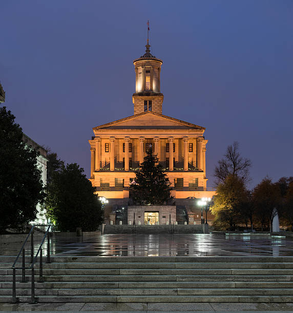 tennessee state capitol - tennessee nashville capital government zdjęcia i obrazy z banku zdjęć