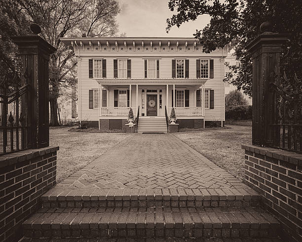 Montgomery, Alabama, USA - December 3, 2014: First White House of the Confederacy in Montgomery
