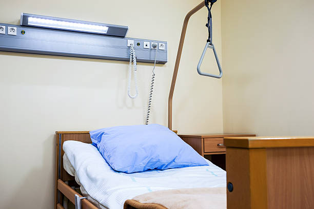 istock Bed in modern hospital 532835671