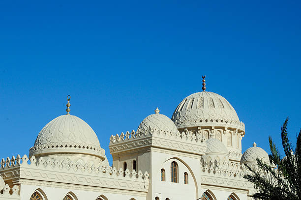 istock Dome of mosque in front of blue sky. 532848852